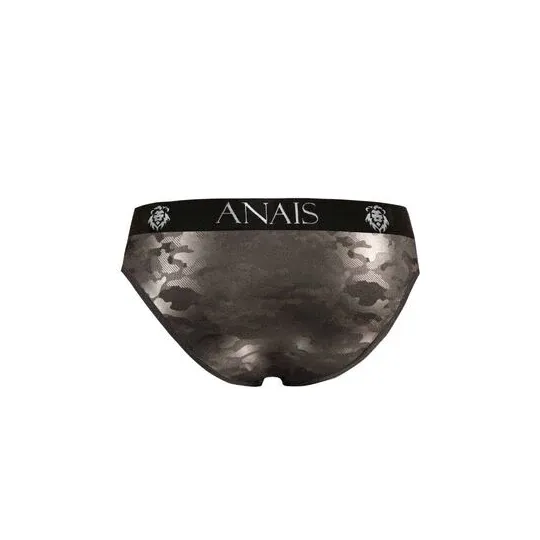 Slip uomo ANAIS MEN in microfibra morbida con fantasia mimetica militare, fascia elastica comoda.
