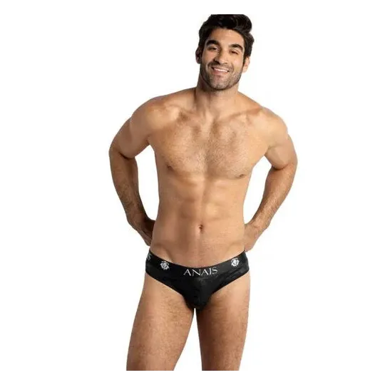 Slip uomo ANAIS MEN in microfibra morbida con fantasia mimetica militare, fascia elastica comoda.