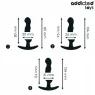 Set de 3 plugs anales progresivos de silicona médica Addicted Toys - tallas S M L - juguete anal seguro