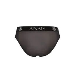 slip sexy uomo in tulle nero Anais Men, finitura nera elegante, vita elastica comoda