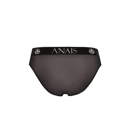 slip sexy hombre de tul negro Anais Men, acabado elegante en negro, cintura elástica cómoda