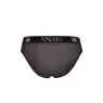slip sexy uomo in tulle nero Anais Men, finitura nera elegante, vita elastica comoda