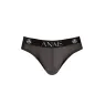 sexy men's black tulle slip by Anais Men, elegant black finish, elastic waistband