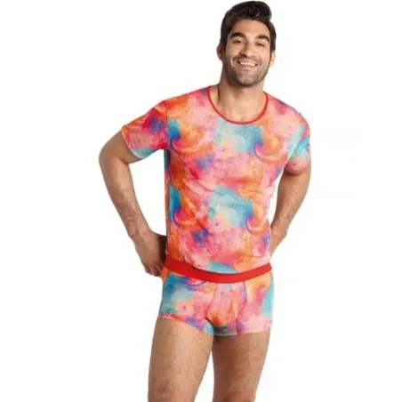 T-shirt ajusté homme Anais Men Falcon - Lycra doux imprimé banane