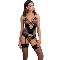 Corset nuisette réglable CASMIR taille L/XL, confection européenne, bretelles ajustables, lingerie fine.