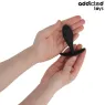 Set of 3 anal plugs ADDICTED TOYS in medical silicone, progressive sizes small medium large, overview of the pack.