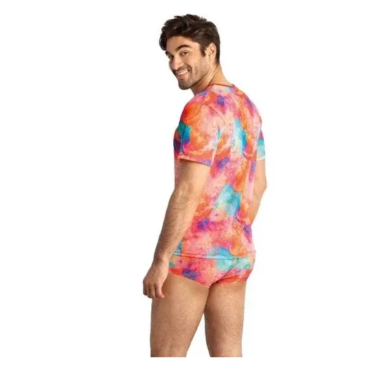 T-shirt ajusté homme Anais Men Falcon - Lycra doux imprimé banane