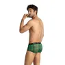 Slip uomo ANAIS MEN Magic Brief a quadri verde e nero, tessuto lycra morbido, comodo e sexy
