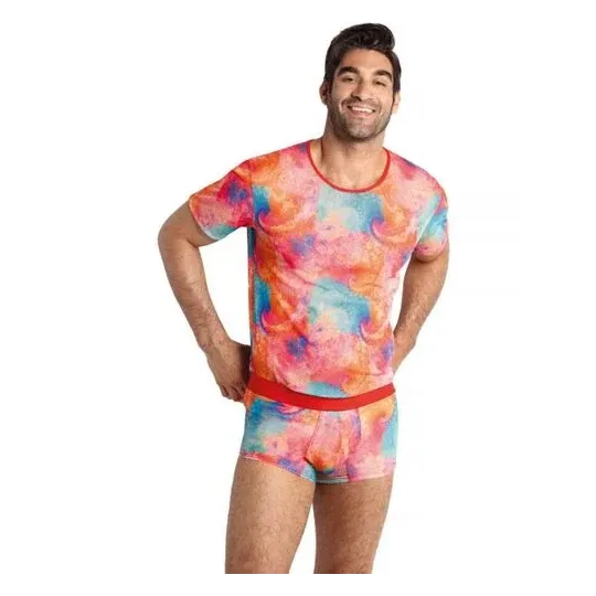 Camiseta ajustada hombre Anais Men Falcon - Lycra suave estampado banana