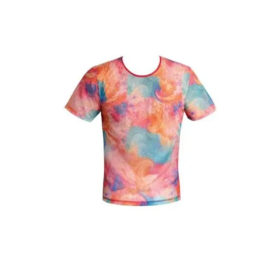 Eng anliegendes Herren-T-Shirt Anais Men Falcon - weicher Lycra mit Bananenprint