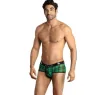 Slip hombre ANAIS MEN Magic Brief a cuadros verde y negro, tela licra suave, cómodo y sexy
