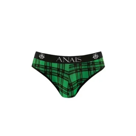 Slip hombre sexy a cuadros verde negro vista frontal - ANAIS MEN - lycra suave cintura elástica" }, { "fr": "Slip homme sexy à c