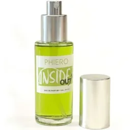 Frasco de perfume 500COSMETICS Phiero Inside Out para hombre, fórmula Sensfeel con feromonas naturales para una atracción mascul