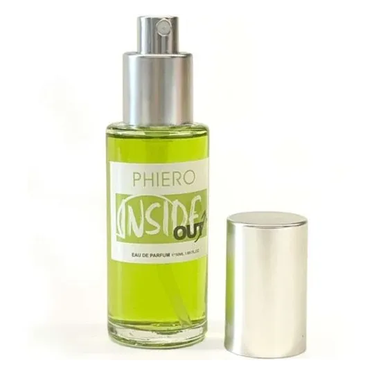 Flacon de parfum 500COSMETICS Phiero Inside Out pour homme, formule Sensfeel aux phéromones naturelles pour une attraction mascu