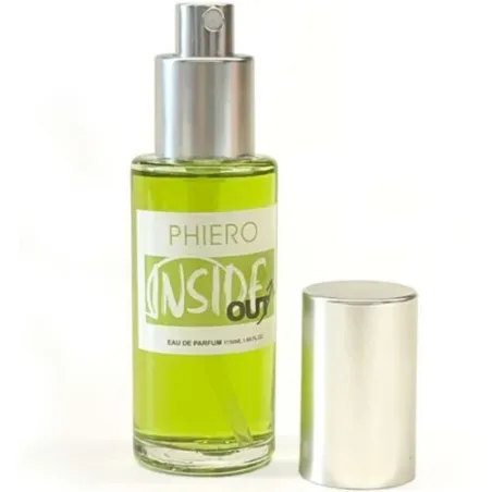 Flacone di profumo 500COSMETICS Phiero Inside Out uomo, formula Sensfeel ai feromoni naturali per un'attrazione maschile potenzi