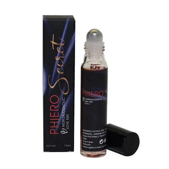 Flacon 15ml de phéromones féminines inodores 500 COSMETICS Phiero Secret pour attirance naturelle