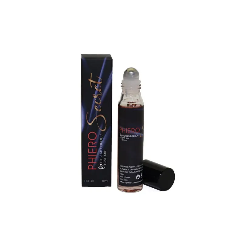 Flacon 15ml de phéromones féminines inodores 500 COSMETICS Phiero Secret pour attirance naturelle