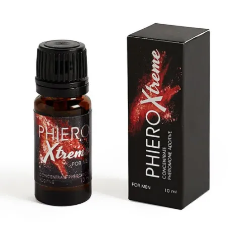 Flacon compte-gouttes de 500 COSMETICS Phiero Xtreme, concentré de phéromones puissant 5x plus fort, inodore pour homme.
