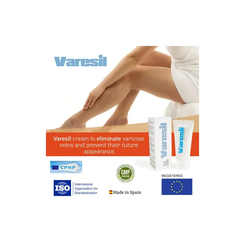 Crème anti-varices 500 COSMETICS Varesil 75ml – tube blanc – soulage jambes lourdes et varicosités