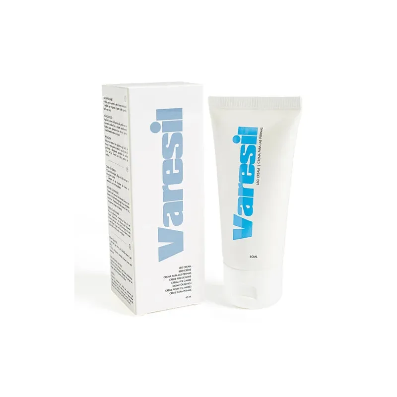 Crema anti-varices 500 COSMETICS Varesil 75ml – tubo blanco – alivia piernas cansadas y arañas vasculares