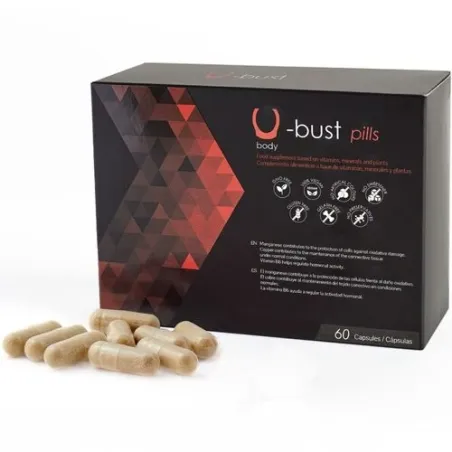 500 COSMETICS U-BUST Capsule per l'aumento naturale del seno con fitoestrogeni - 60 capsule