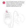 Dispositivo di elettrostimolazione mammaria 500COSMETICS U-Sein con due unità vibranti e gel conduttivo