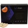 Caja de 30 cápsulas de 500 COSMETICS U-Man para aumento del pene y potencia sexual, fórmula natural.