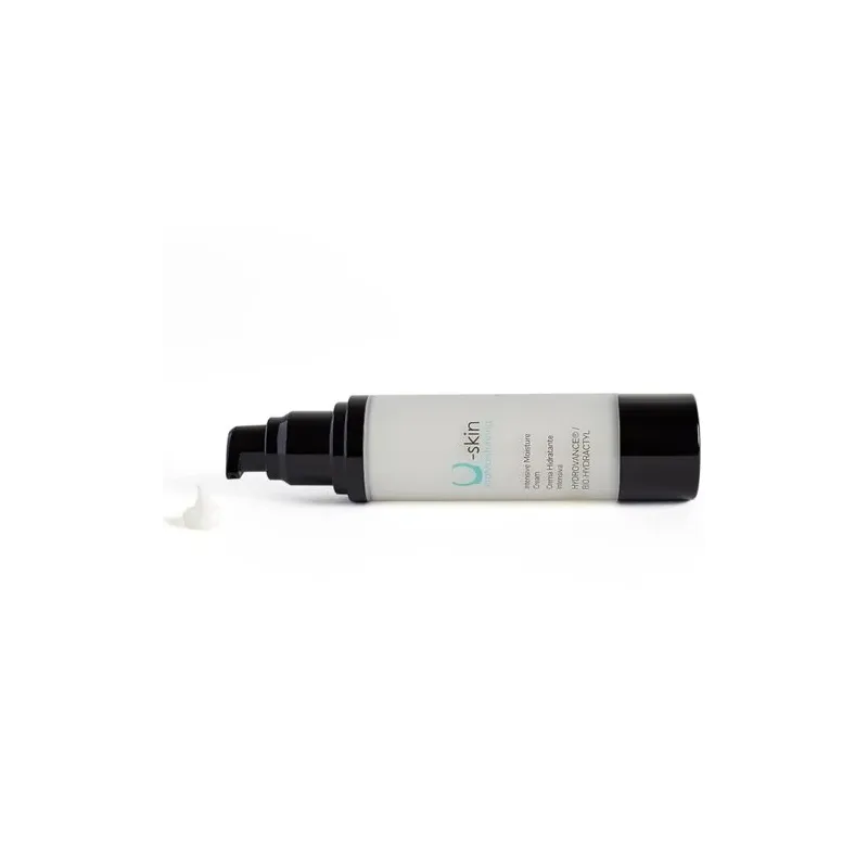 Crema hidratante 500 Cosmetics U-Skin XtraMoisturizing en tarro blanco para tatuajes y cuidado de la piel