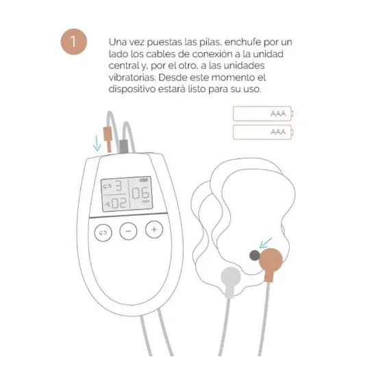 Elettrostimolatore muscolare 500 COSMETICS U Tonic bianco per tonificazione addominale