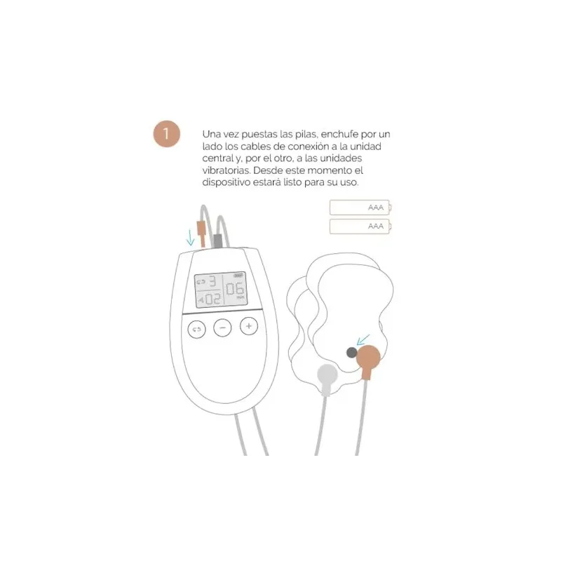 Appareil d'électrostimulation 500 COSMETICS U Tonic blanc pour tonification musculaire abdominale