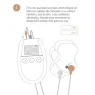 500 COSMETICS U Tonic EMS muscle toner white device for abdominal toning