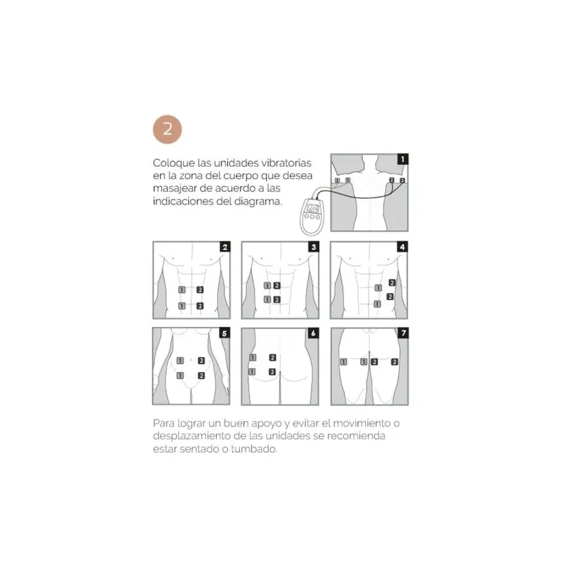 500 COSMETICS U Tonic EMS muscle toner white device for abdominal toning