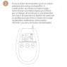 500 COSMETICS U Tonic EMS muscle toner white device for abdominal toning