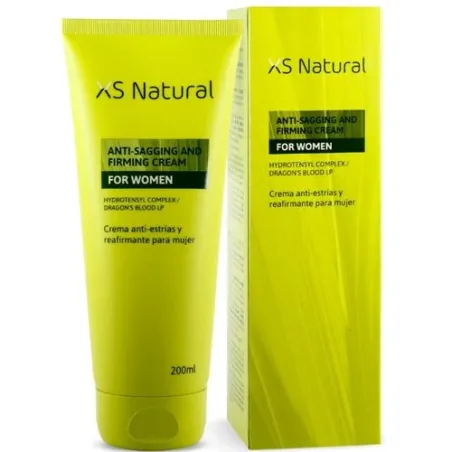 Crema antiestrías reafirmante 500 Cosmetics XS Naturel 200ml con Sangre de Dragón