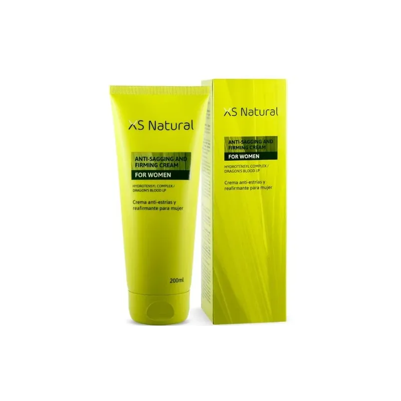 Tube de crème anti-vergetures raffermissante 500 Cosmetics XS Naturel 200ml au Sang de Dragon