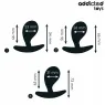 Set di 3 plug anali Addicted Toys in silicone medicale viola - taglie progressive per esplorazione anale