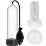 Transparente Penis-Vakuumpumpe RX3 mit Lustmanschette, PUMP ADDICTED, medizinisches Gerät zur Erektion.