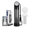 Pompa a vuoto PUMP ADDICTED RX9 nera con masturbatore taglia M, corpo in ABS e silicone, per allungamento pene.