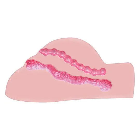 Masturbatore ACT Fat Ass Fucker con doppia apertura vaginale anale e vibratore incorporato - colore naturale TPR