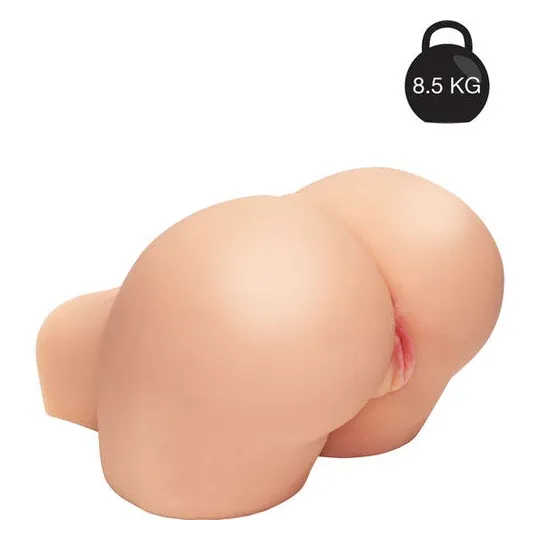 ACT realistic butt masturbator dual orifice vaginal and anal TPE pink lips
