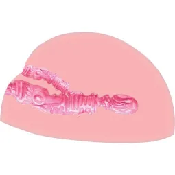 ACT double orifice masturbator in skin tone with built-in vibrator – realistic intimate toy