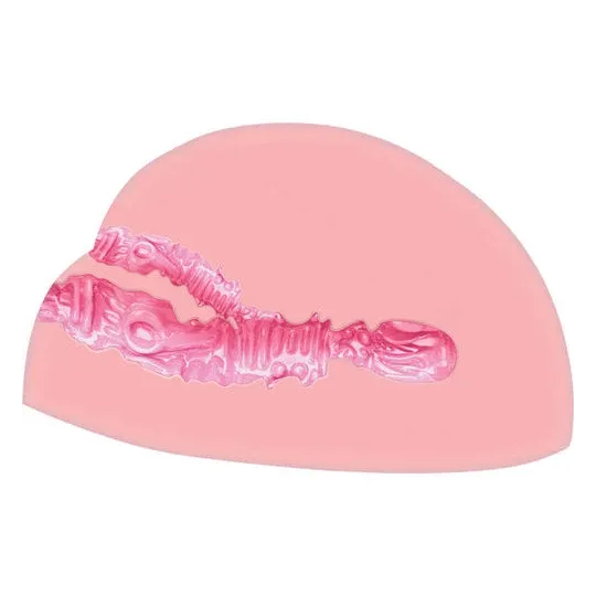 Masturbador de doble orificio ACT en color carne con vibrador integrado – juguete íntimo realista