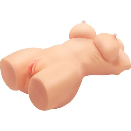 Masturbador realista ACT doble abertura vaginal y anal TPR suave XXL 42 cm 7,5 kg