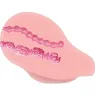 ACT Masturbatore realistico grande culo con vibratore doppie aperture vaginale e anale colore pelle