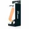 ADDICTED TOYS penis sleeve flesh silicone realistic extension 2.5 cm front view