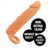 Manicotto penieno Addicted Toys 18 cm colore pelle regolabile allunga 2,5 cm e allarga 33%