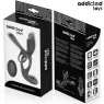 Addicted Toys anneau double pénis stimulateur clitorien violet 10 modes vue face