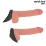 Anillo de pene ADDICTED TOYS de silicona forma de lágrima negro para erección firme y duradera