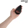 Anneau pénien ADDICTED TOYS en silicone forme larme noire - érection durable et confort optimal