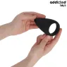 ADDICTED TOYS Penisring aus Silikon Tränenform schwarz für langanhaltende Erektion und Komfort